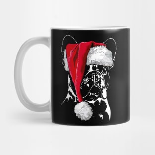 Funny French Bulldog Santa Christmas dog mom Mug